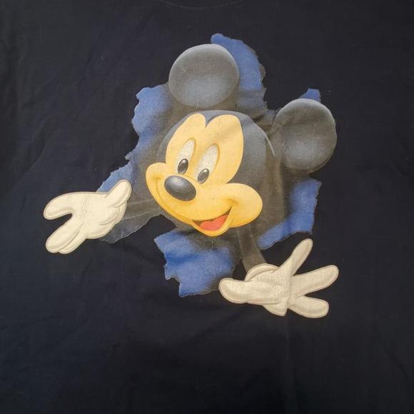 Vintage Walt Disney World Mickey Mouse Breakthrough T Shirt Sz Large Graphic Tee - Picture 2 of 7